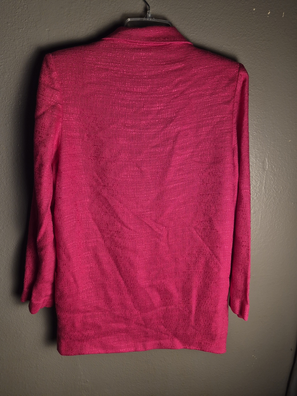Liz Baker Essentials Women's Hot Pink Blazer - Picture 5 of 5